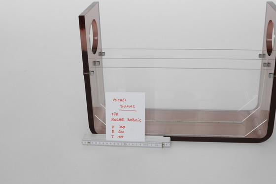 Image 1 of Vintage tijdschriftenrek van Michel Dumas voor Roche Bobois, jaren 70