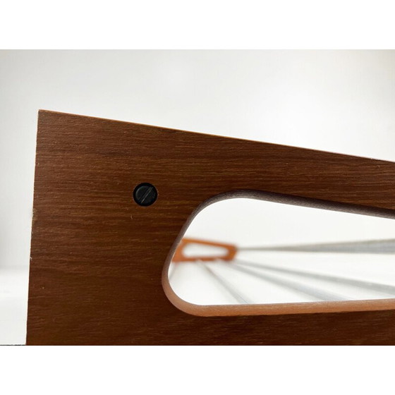 Image 1 of Vintage kapstok van teak en staal door Børge Mogensen voor Søborg, Denemarken 1960