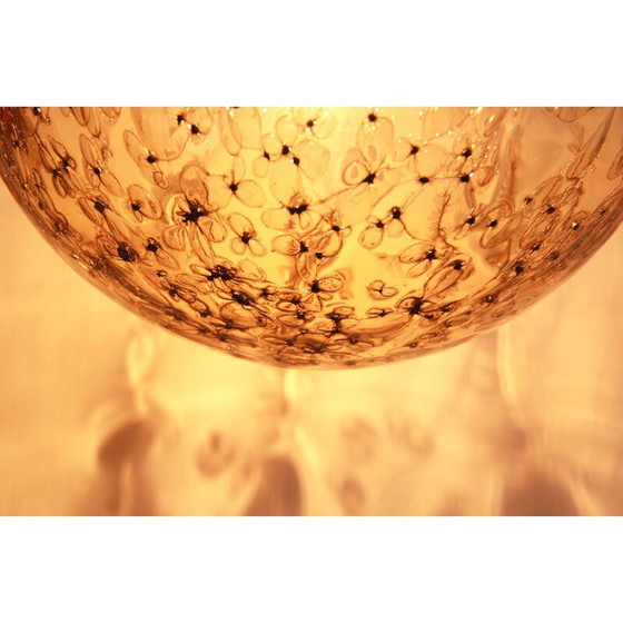 Image 1 of Vintage Ambra Bol Plafondlamp van La Murrina, Italië 1970