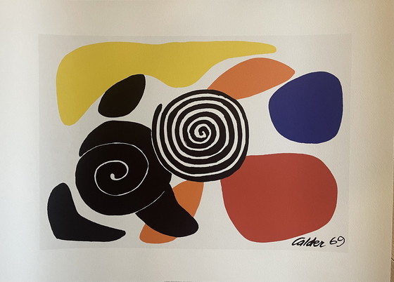 Image 1 of Alexander Calder (1898-1976), Spiralen en bloemblaadjes, 1969, Copyright 2003 Door Sabam, België