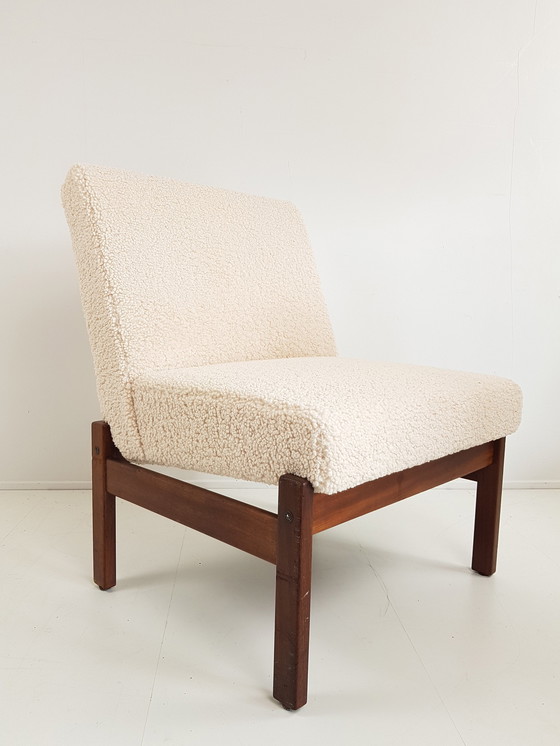 Image 1 of FU04 Yngve Ekström voor Pastoe vintage fauteuil teak teddy 