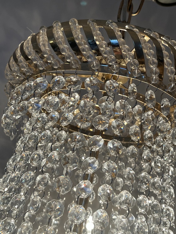 Image 1 of Kristallen Cristallstrass kroonluchter grote hanglamp echt kristal 