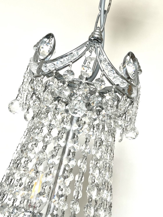 Image 1 of Kristallen Cristallstrass kroonluchter grote hanglamp echt kristal 