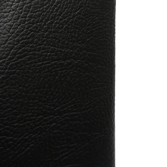 Image 1 of Ligne Roset Zen fauteuil | kunstleer zwart sledestoel