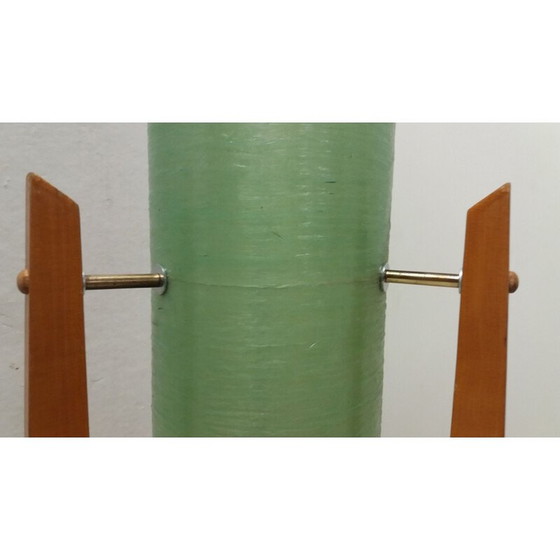 Image 1 of Vintage houten lamp, Tsjecho-Slowakije