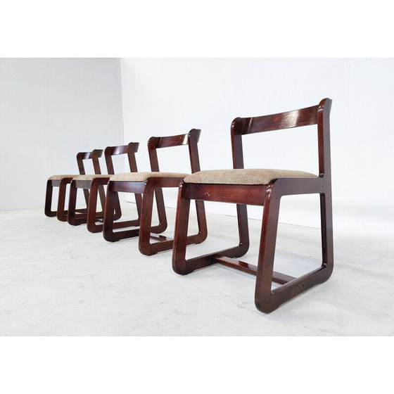 Image 1 of Set van 4 mid-century stoelen van Mario Sabot, Italië 1970