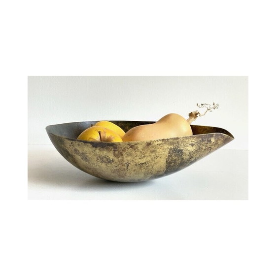 Image 1 of Vintage messing fruitschaal druppel