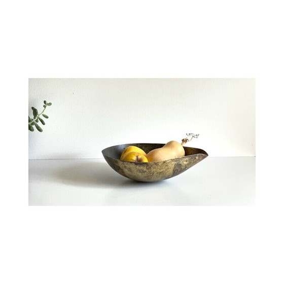 Image 1 of Vintage messing fruitschaal druppel