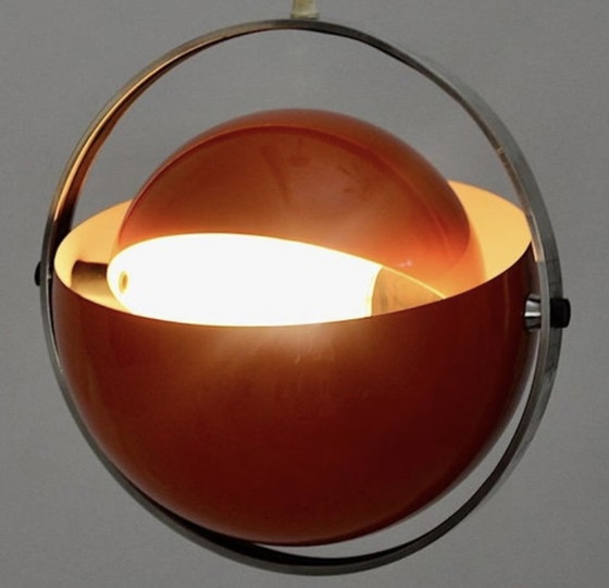 Image 1 of 70's Space Age hanglamp: Brylle & Jacobsen Moon Light