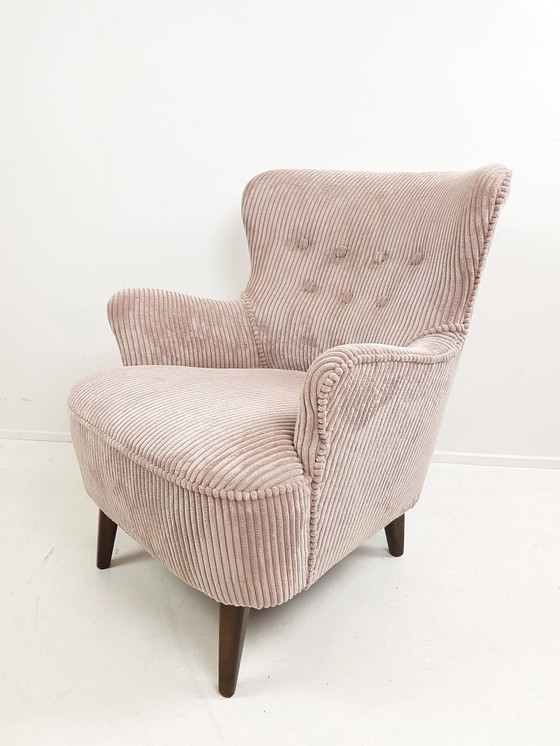 Image 1 of Artifort Theo Ruth fauteuil dames | nieuw gestoffeerd roze