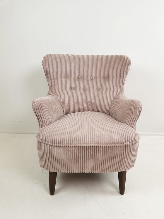 Image 1 of Artifort Theo Ruth fauteuil dames | nieuw gestoffeerd roze