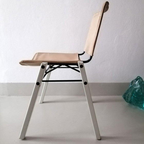 Image 1 of Set van 4 vintage eetkamerstoelen, Italiaans 1970