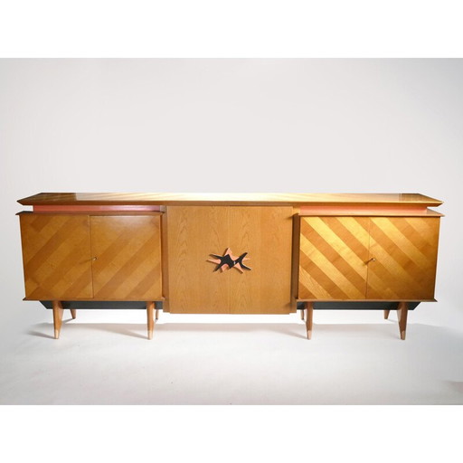 Vintage kersenhouten dressoir, Frankrijk 1950