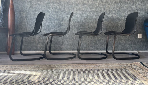 4x Cidue Willy Rizzo stoelen