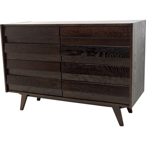 Mid century ladekast No. U-453 van Jiri Jiroutek, Tsjecho-Slowakije 1960