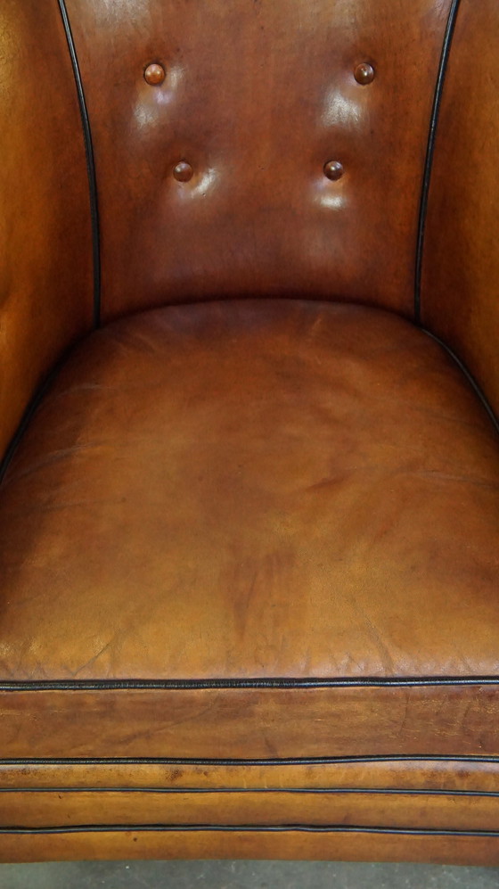 Image 1 of Schapenleren Clubfauteuil