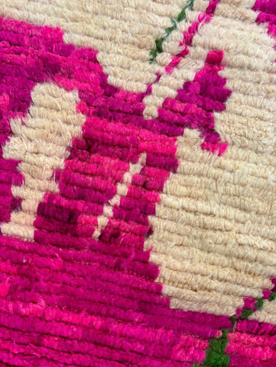 Image 1 of Modern Abstract Marokkaans Berber Runner-deken