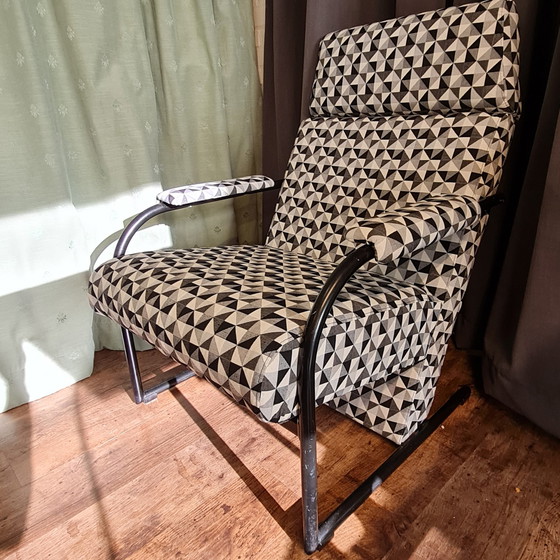 Image 1 of Vintage buisstoel jaren 80