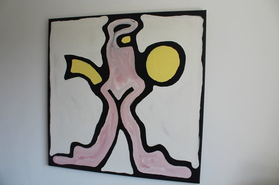 Image 1 of Happy People kast en schilderij