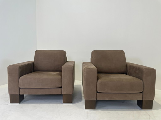 2x Rolf Benz fauteuils