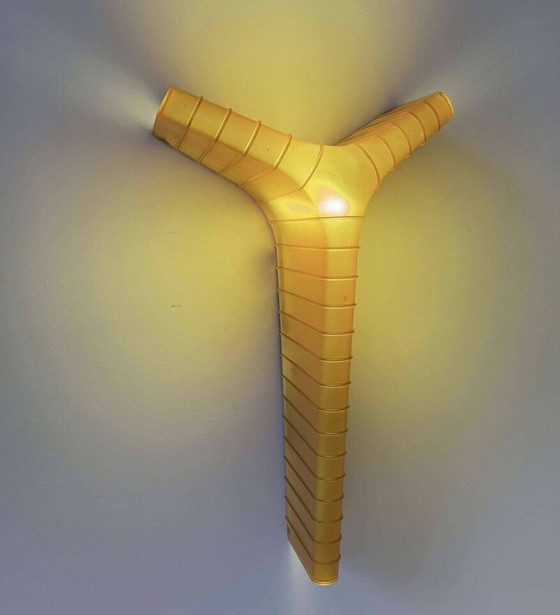 Image 1 of Perspex wandlamp - Italië 1980