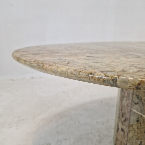 Image 1 of Vintage marmeren salontafel, Italië 1980