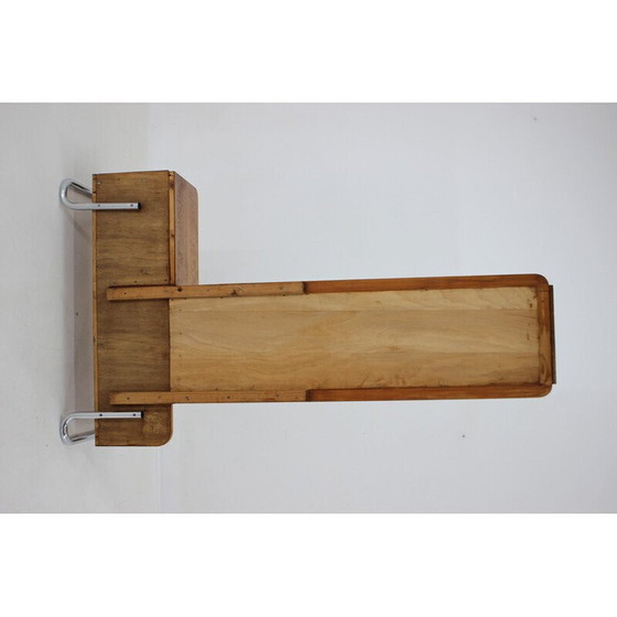 Image 1 of Vintage bauhaus eikenhouten kaptafel, Tsjecho-Slowakije 1950