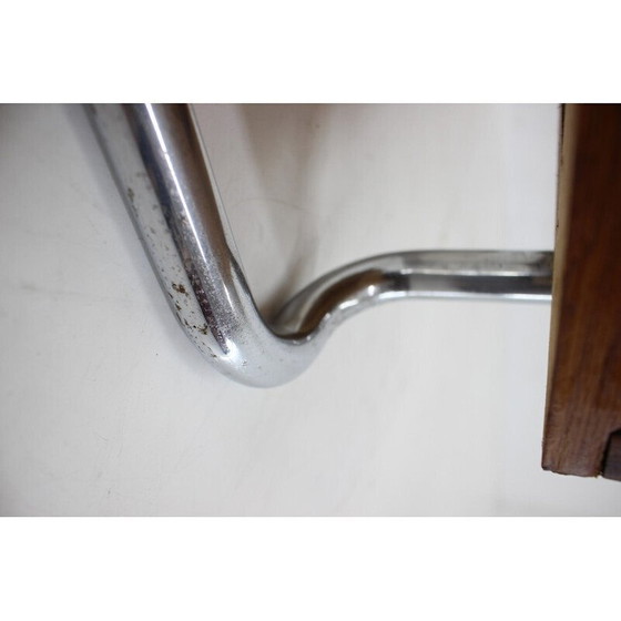 Image 1 of Vintage bauhaus eikenhouten kaptafel, Tsjecho-Slowakije 1950