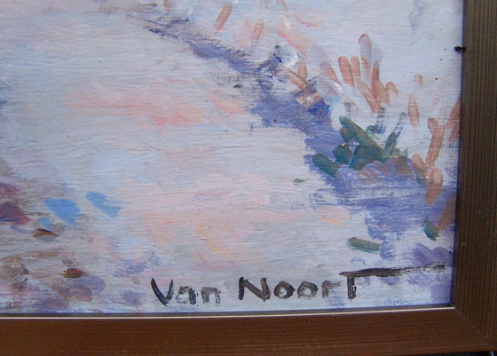 Image 1 of A.F van Noort - Winter In  Heemstede