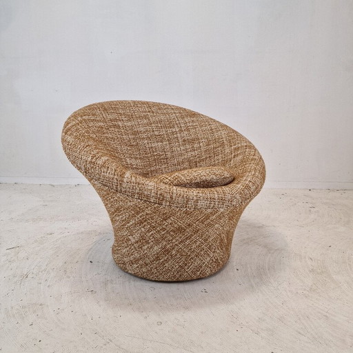 Vintage paddenstoel wollen fauteuil van Pierre Paulin voor Artifort, 1980