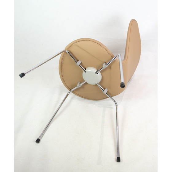 Image 1 of Set van 4 vintage Seven stoelen model 3107 van Arne Jacobsen voor Fritz Hansen