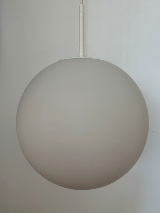 Hanglamp bol opaal glas glasblazerij Limburg 4487