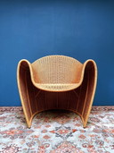 Vintage Rotan Fauteuil Italiaans Design
