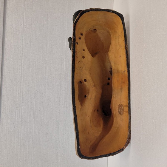 Image 1 of Vintage sculptuur "Leeuwin met haar jongen" in gips en bronspatina door Antoon Amorgasti, België 1900