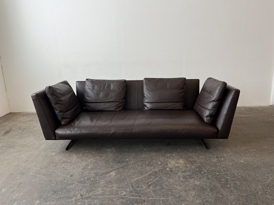 Image 1 of Flexform Evergreen Designer Sofa Leder