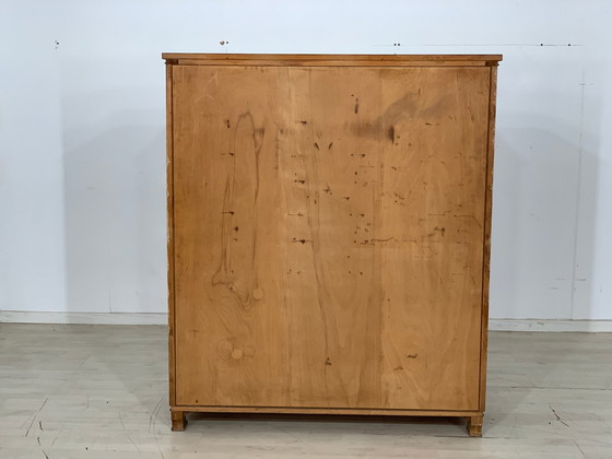 Image 1 of Mid Century linnenkast kledingkast vintage