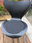 5x Arne Jacobsen Zwarte Vlinderstoelen