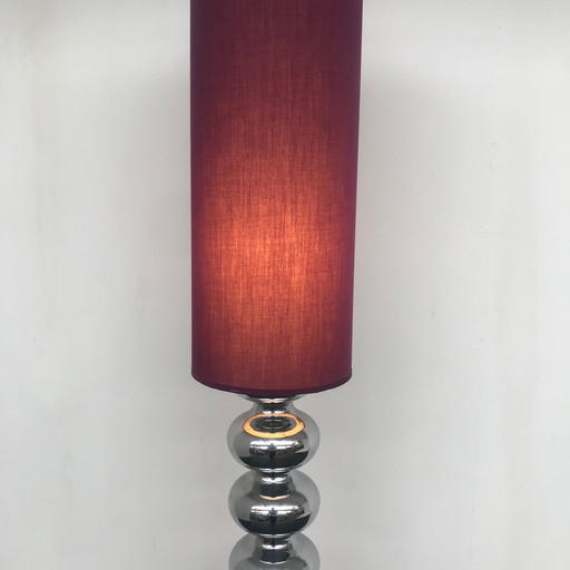 Vintage vloerlamp chromen bollen