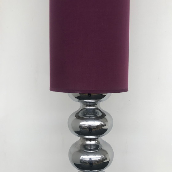 Image 1 of Vintage vloerlamp chromen bollen