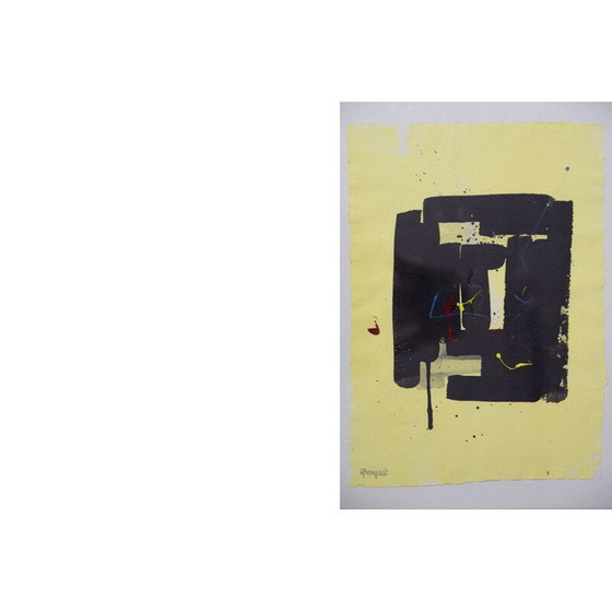 Image 1 of Litho vintage par Björn Rönnquist, 1980