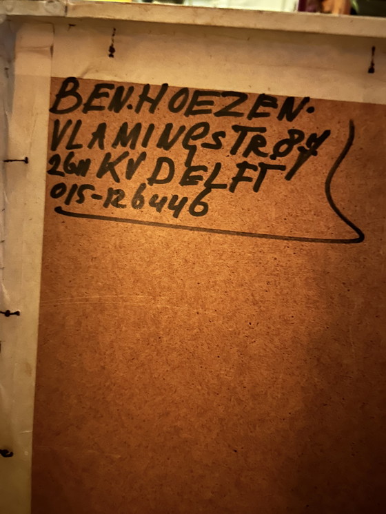 Image 1 of Ben Hoezen 1989 schilderij