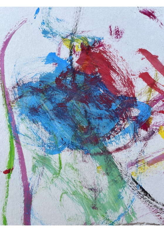 Image 1 of Abstracte gouache