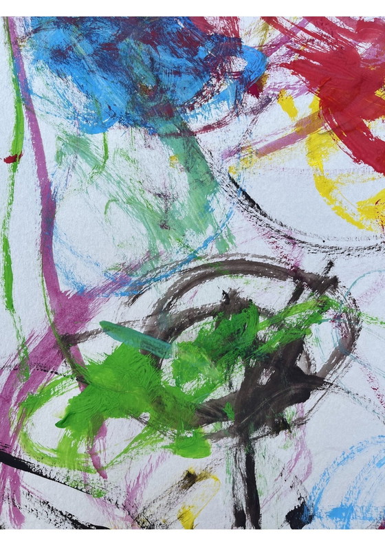 Image 1 of Abstracte gouache