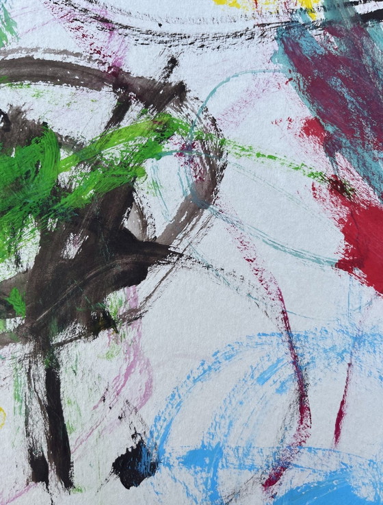 Image 1 of Abstracte gouache