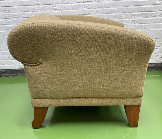 Image 1 of Giorgetti Ovis design bank + fauteuil Refurbished