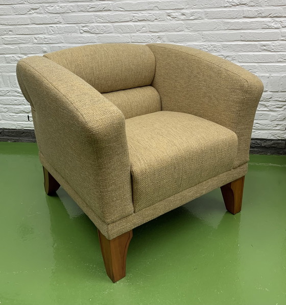 Image 1 of Giorgetti Ovis design bank + fauteuil Refurbished