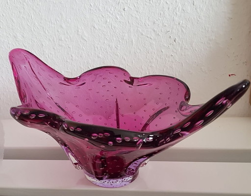 Schaal van Murano glas, 1950S