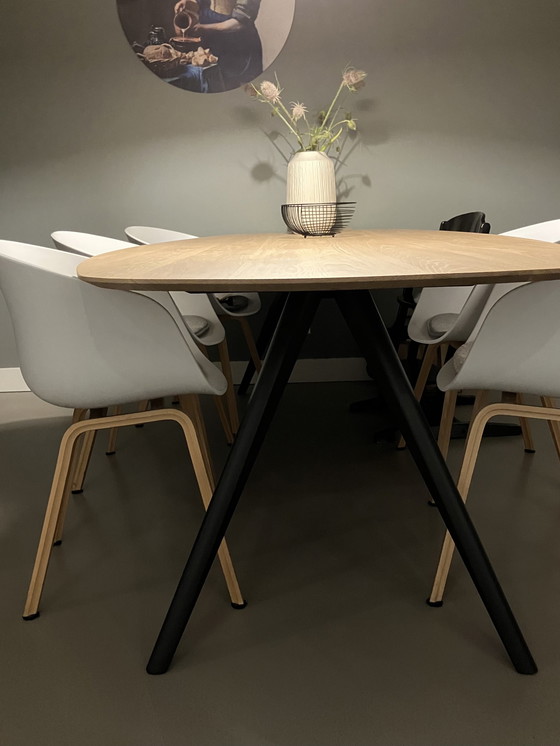 Image 1 of Hellotable Novum 30 Eettafel Semi Ovaal 250X120 Cm Naturel Eiken