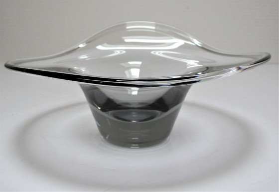 Image 1 of Schaal Vicke Linstrand Kosta Gestempeld glas