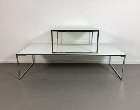 Image 1 of Salontafel Met Extra Bijzettafel Modern Zware Kwaliteit 